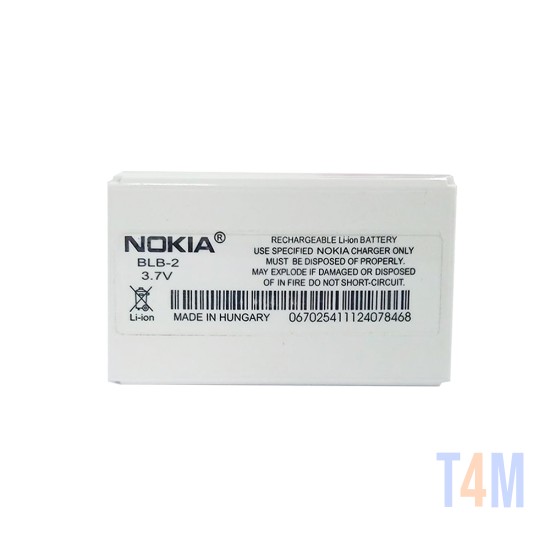 Bateria BLB-2 para Nokia 5210/6510/7650/8210/8310/8850/8890/8910/8910i/Gw620 830mAh